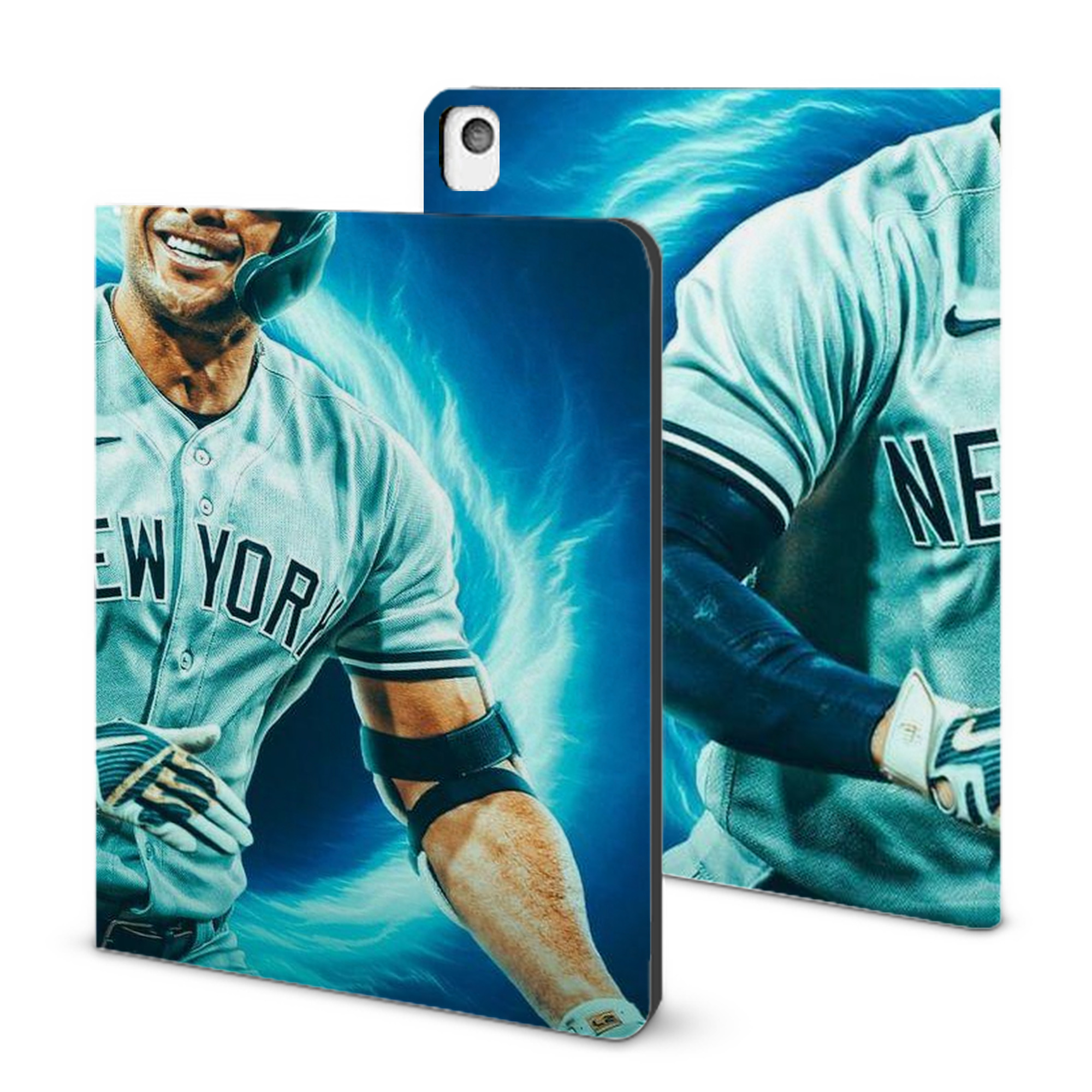 Giancarlo Stanton 35 IPad Book-Style Case With Pencil Slot – Slim PU & TPU Cover – Full Protection, Precise Fit, Water & Scratch Resistant